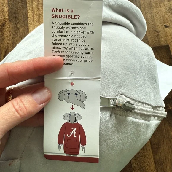 UNIVERSITY OF ALABAMA BIG AL SNUGIBLE - Picture 3 of 4